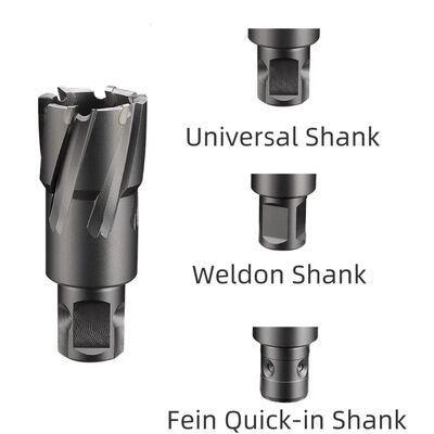 35*50mm TCT Halkalı Kesiciler, Evrensel Çubuklu TCT Hardmetal Kjernebor Cortador Halkalı