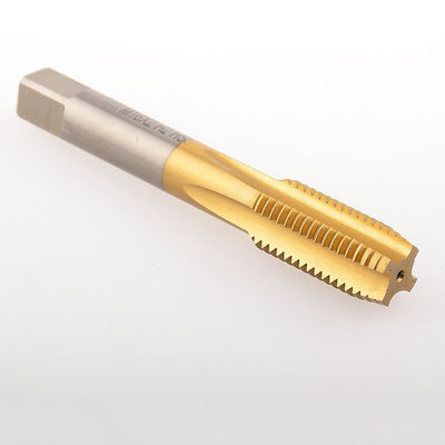 İyi bir fiyat. TiN kaplamalı HSS El Musluk Set 4 Flüt Altı Dönüştürme Düz Flüt Musluk çevrimiçi