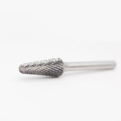 İyi bir fiyat. SL-4 Tungsten Karbür Burr Taper Şekli, Yarıçap Sonu Çifte Kesim, 1/4 