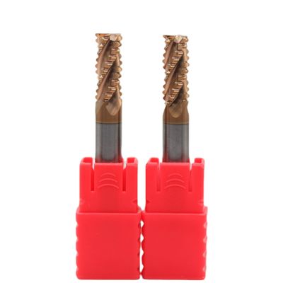 İyi bir fiyat. 8mm HRC55 4 Flüt Karbid Kabalama Son Milleri TiAISiN Çelik ve Demir için kaplanmış çevrimiçi