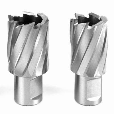 Kalite 18mm×55mm M2 HSS Halka Delik Kesici, Manyetik Matkap İçin 19.05mm Weldon Sap fabrika