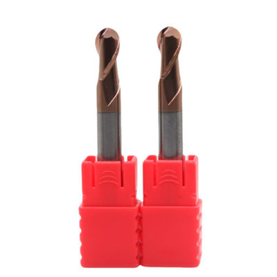 İyi bir fiyat. 3mm Dia R1.5*3*6*3*50 2Flutes TiAISiN Karbür Top Burun Son Mill Karbon Çelik Alaşımlı Çelik dökme demir için çevrimiçi