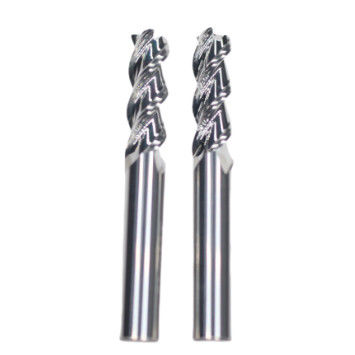 İyi bir fiyat. 12mm Dia 12*45*12*100 HRC55 3 Flütler Alüminyum kaplamadan makine türü için düz karbid uç değirmenleri çevrimiçi