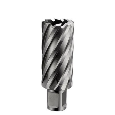 Kalite 50mm Derinlik Spiral Parlak HSS Halkalı Kesiciler Parlak Yüksek Hassasiyet Halkalı Delik Kesiciler Fabrika