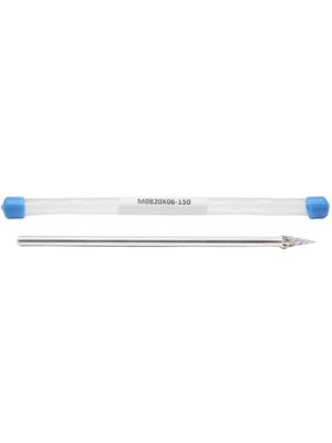 İyi bir fiyat. M0820-150mm Uzatılmış 6mm Şaftlı Tungsten Karbür Frezeler Standart Çift Kesim Karbür Frezeler çevrimiçi