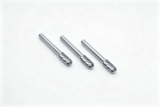 İyi bir fiyat. 9.5mm Dia Özel Silindrik Yarıçaplı Karbür Burrs 6mm Şank Standart Çift Kesim çevrimiçi