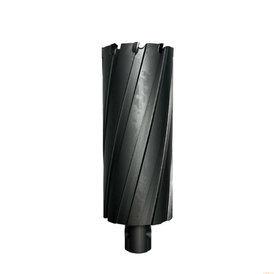 Kalite 100mm Cut Depth TCT Annular Cutter 18mm-250mm Cut Dia Core Drills | H11 Body K30 Carbide Tips fabrika